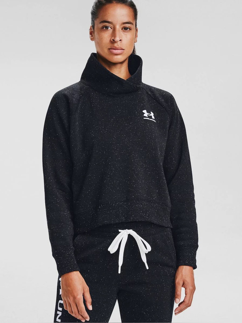 Under Armour Women’s Rival Fleece Wrap Neck Sweatshirt Size S/M